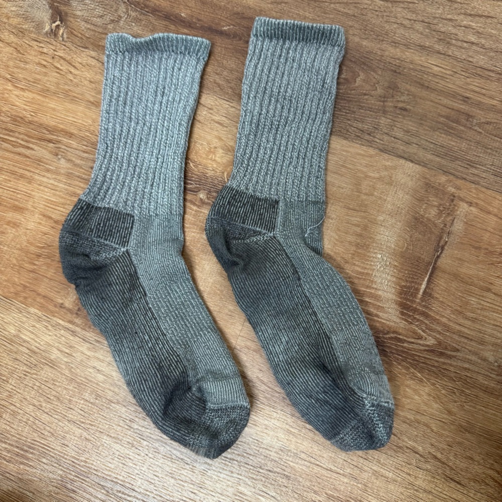 Smartwool womens merino wool ribbed crew socks - Picture 3 of 4